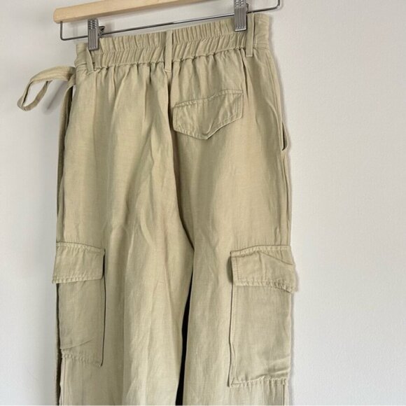 Wilfred Kafka Belted Linen Cargo Pants size 0 - Picture 7 of 8